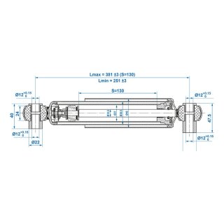 Stoßdämpfer 900kg Set