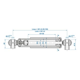 Stoßdämpfer 1300-1800kg Set