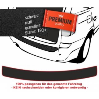 Lackschutzfolie Ladekantenschutz für Citroen C1 / Peugeot 107 / Toyota Aygo ab 2005 bis 2014 (Schwarz)