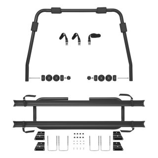 Deichsel Fahrradträger schwarz