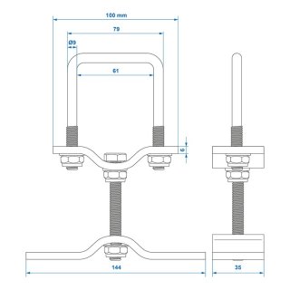 Ersatzradhalter Set