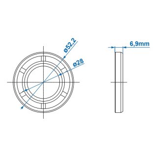 Wellendichtring 30x52x7mm