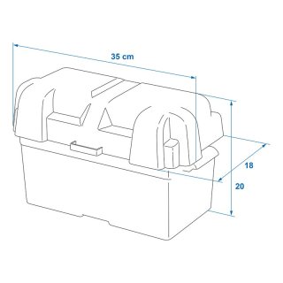 Batteriebox 35x18x20cm