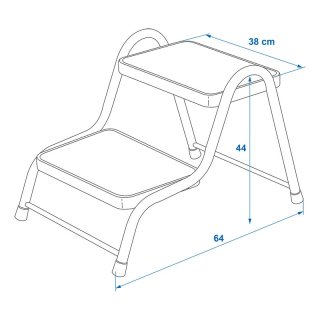 Doppeltrittstufe für Wohnwagen/Wohnmobil