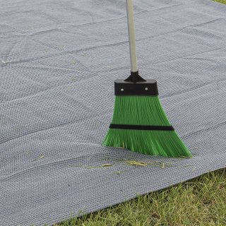 Kehrbesen Gartenbesen Strassenbesen Nylon mit Aluminium Teleskopstiel