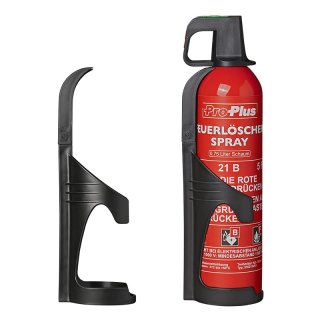 Wandhalter schwarz für Feuerlöscher 750ml