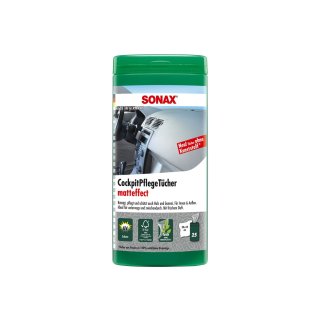 SONAX Chiffons dentretien pour cockpit matteffect Box