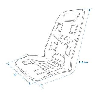 Massage- & Heizkissen 12V 2 in 1