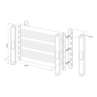 Ablagenetz elastisch Gr. L 40x26,5cm