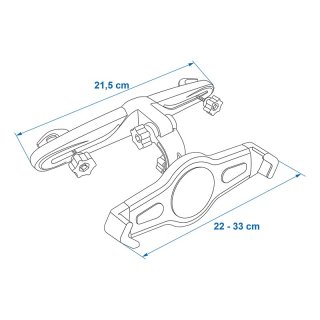 Universal Tablet Halter für Kopfstütze