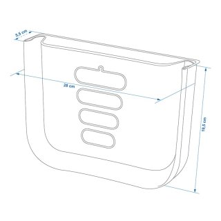 Abfalleimer 6L faltbar für Wohnwagen/Wohnmobil