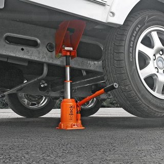 KoJack cric hydraulique de caravane avec niveau à bulle pour double essieu