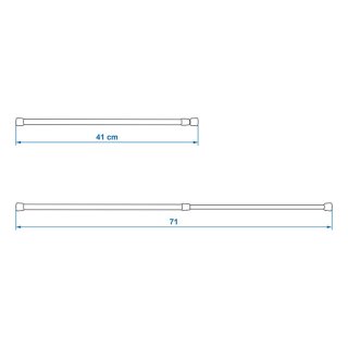 Universal-Verriegelungsstang verstellbar 41-71cm