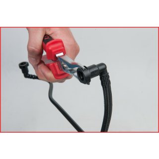 Pince pour conduites de carburant pour raccords rapides