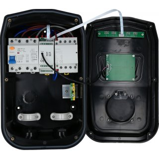 efuturo Wallbox mit Typ 2 Ladekabel, 3 Phasen, bis zu 11 kW, 16 A, 400 V, Mode 3, mit RFID Zugang