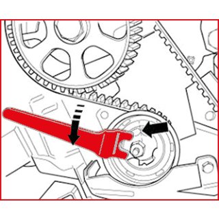 Motoreinstell-Werkzeug-Satz für VAG, 21-tlg