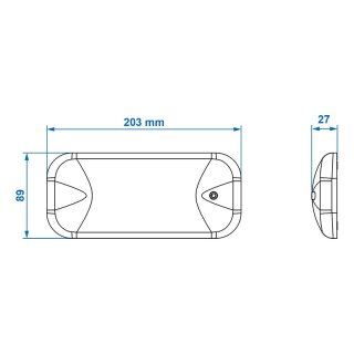 Aufbauleuchte 30-Leds