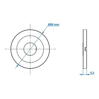 Aufbauspot 12-Leds