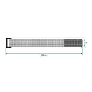 Klett-Kabelbinder Set von 8 Stück