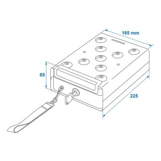 Stahlsafe inkl. Verankerung