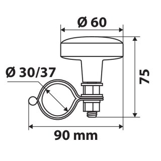 Lenkradknauf / Lenkhilfe