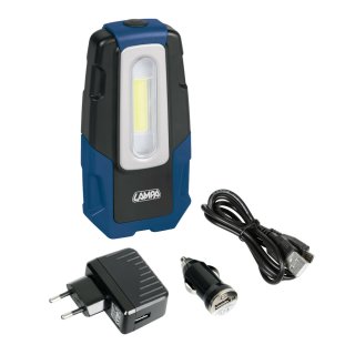 Aufladbare LED-Inspektionslampe GL-2, COB - 12/24/230V