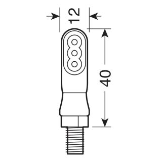 Nano, LED-Blinker - 12V LED