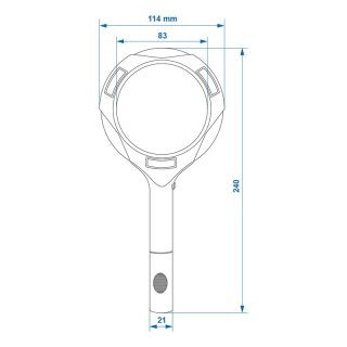 Lupe mit COB LED-Beleuchtung