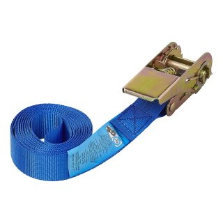 Spanngurt blau mit Ratsche 3,5 Meter