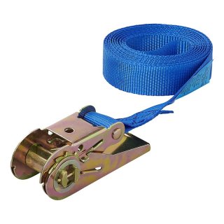 Spanngurt blau mit Ratsche 3,5 Meter