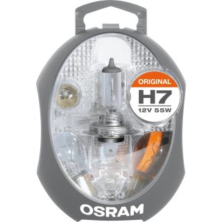 Original H7, 12V 55W Ersatzlampenbox