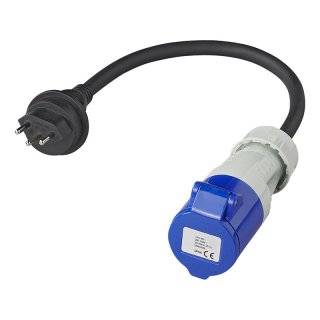 CEE Adapterkabel mit Schweizer Stecker 40cm 3x 2,5mm²