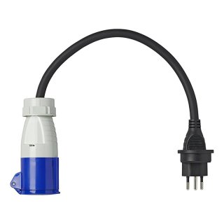 CEE Adapterkabel mit Schweizer Stecker 40cm 3x 2,5mm²