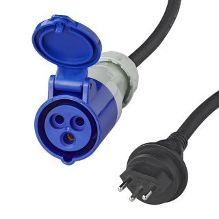 CEE Adapterkabel mit Schweizer Stecker 40cm 3x 2,5mm²