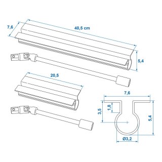 Wohnwagen-Eckstütze Komfort-Kit