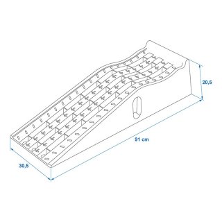 Auffahrkeil Set von 2 Stück