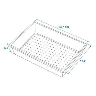 Besteckkasten 24,7 x 17,2 x 5,2 cm