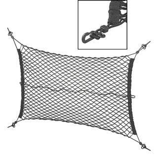 Gepäcknetz elastisch mit Kunststoff-Haken NS-3