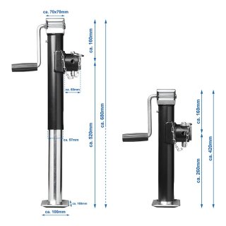 Abstellstütze ausdrehbar Heavy Duty