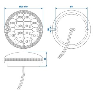 Nebelschlussleuchte 19LED