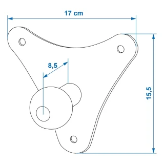 Wandhalterung für Fahrradträger