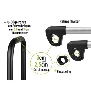 Verstellbarer Strap-Rahmenhalter 27cm