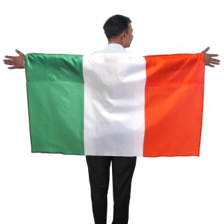 Fan Poncho Umhang Flagge Italien