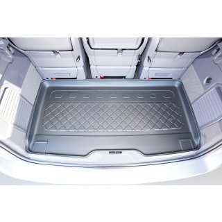 Kofferraumwanne für VW Multivan T7 ab 10.2021- (langer Radstand) (hinter der 3. Sitzreihe)