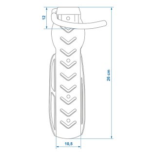 Wandhaken für 1 Fahrrad - Set von 2 Stück