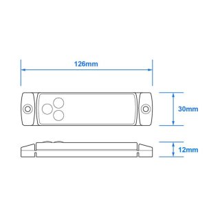 Seitenmarkierungsleuchte LED im Blister