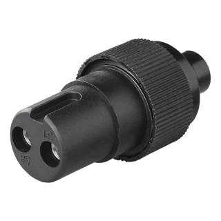 Stecker 2-polig PVC