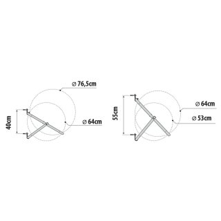 Wandhalter für Räder, Reifen oder Felgen