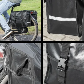 Fahrradtasche doppelt 40L wasserdicht