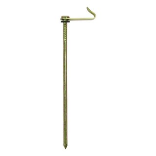 Felsbodenhering 21cm Metal mit Haken